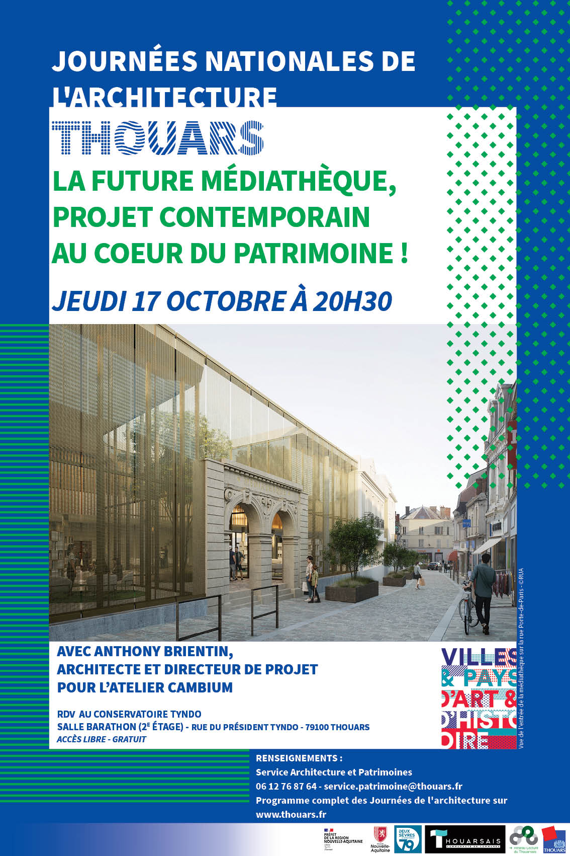 affiche JNArchi mediatheque