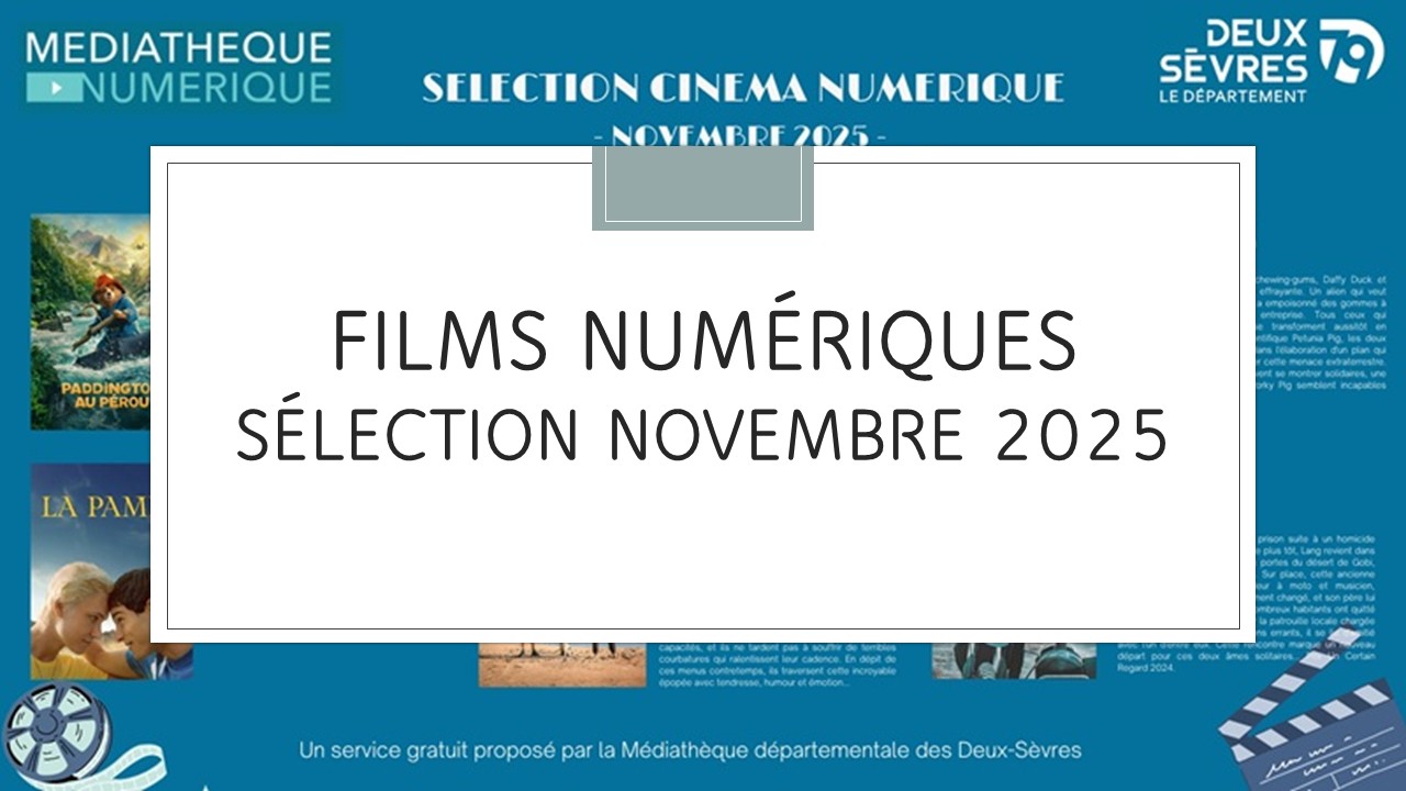 Affiche cinéma numérique novembre 2025