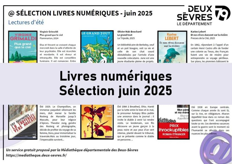 Sélection livres numériques mai 2025