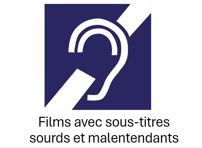 Logo oreille barrée "sous-titrage sourds et malentendants"